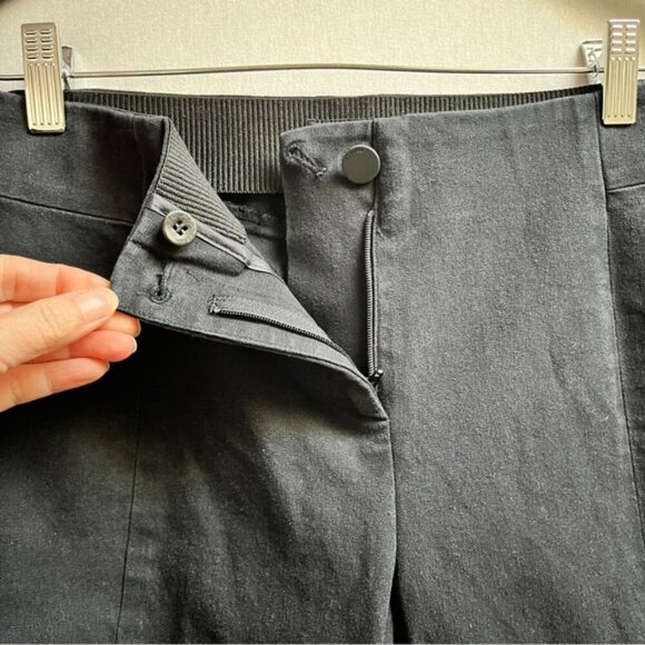 Ted Baker London classic black flat front cotton trousers Sz 31 - Picture 6 of 13